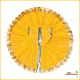 Cotton Thread Sitara Work Yellow Laddu Poshak